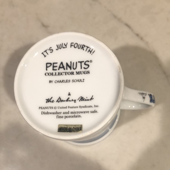 Danbury Mint Porcelain Calendar Mug July - Picture 6 of 6